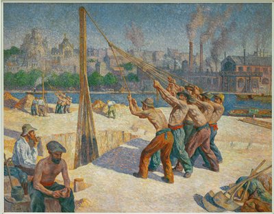 Die Pfahlrammen von Maximilien Luce