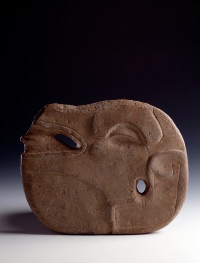 Präkolumbische Kunst, Maya-Zivilisation, klassische Periode: zoomorphe Axt von Mayan Mayan