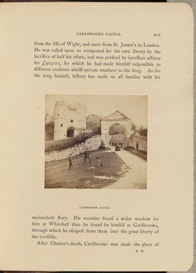 Carisbrooke Castle; Gesamtansicht von McLean and Melhuish