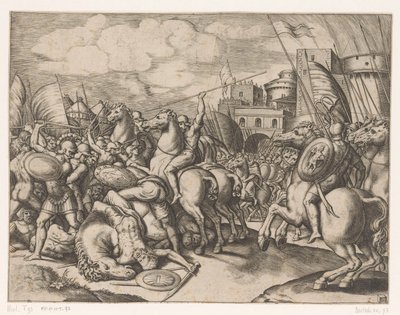 Sieg von Scipio über König Syphax von Meester van de Dobbelsteen