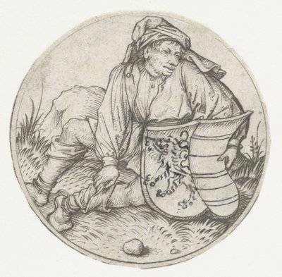 Bauer mit weißem Wappenschild von Meester van het Amsterdamse Kabinet