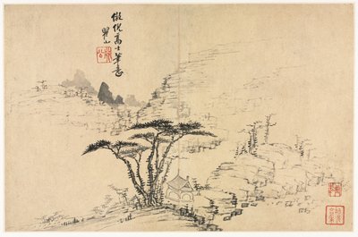 Landschaften in verschiedenen Stilen nach alten Meistern, 1690 von Mei Qing