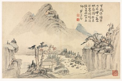 Landschaften in verschiedenen Stilen nach alten Meistern, 1690 von Mei Qing