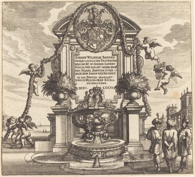 Titelseite von Melchior Küsel after Johann Wilhelm Baur