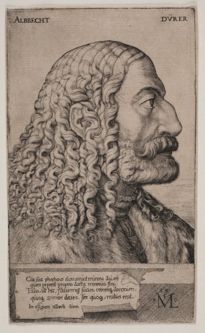 Porträt von Albrecht Dürer von Melchior Lorck