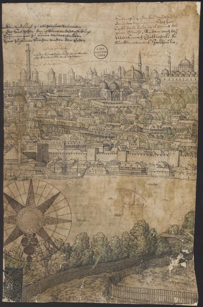 Prospekt von Konstantinopel, Blatt 12, Melchior Lorck, 1559 von Melchior Lorck