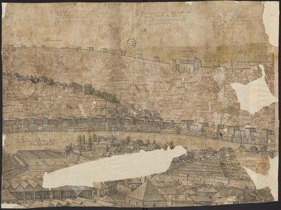 Ansicht von Konstantinopel, Blatt 16, Melchior Lorck, 1559 von Melchior Lorck