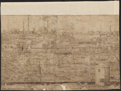 Ansicht von Konstantinopel, Blatt 8, Melchior Lorck, 1559 von Melchior Lorck