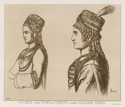 Sultane der Türkei im sechzehnten Jahrhundert von Melchior Lorck