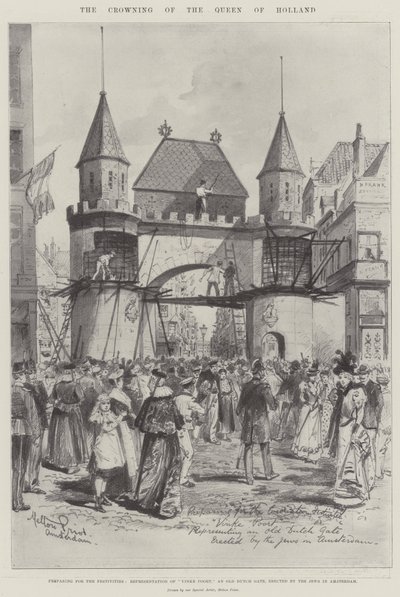 Die Krönung der Königin von Holland von Melton Prior