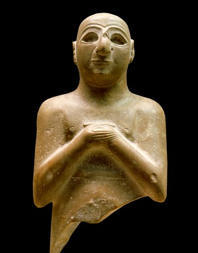 Kunst von Mesopotamien: Statue von Lugaldalu (Orant) von Mesopotamian Mesopotamian