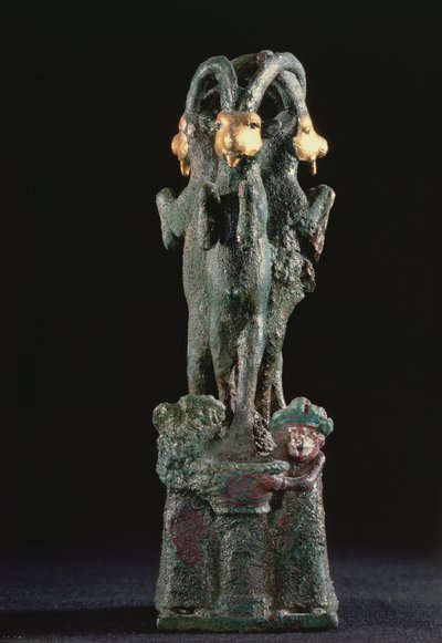 Heiliger Baum aus drei Ziegen geformt, aus Larsa, Südmesopotamien, ca. 1750 v. Chr. von Mesopotamian Mesopotamian