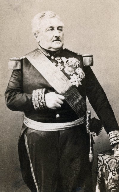 Porträt von Marschall Graf Vaillant (1790-1872). Fotografie von Mayer und Pierson. von Meyer and Pierson