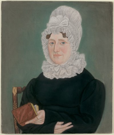 Porträt einer Frau mit Spitzenhaube von Micah Williams