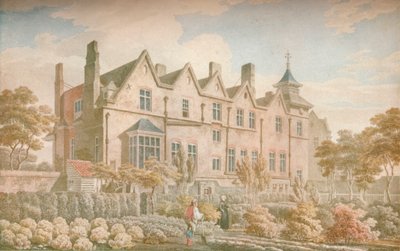 Marylebone Old Manor House: Gartenfront, 1791 von Michael Angelo Rooker