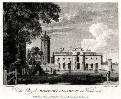 Die Königliche Militärakademie in Woolwich, London, 1775 von Michael Angelo Rooker