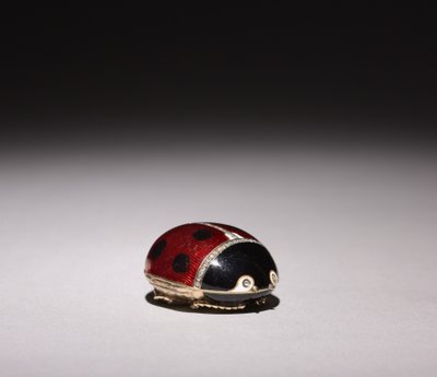Marienkäferdose, Firma Peter Carl Fabergé von Michael Evlampievich Perkhin
