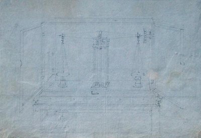 Chemische Waage, aus Michael Faradays Sammelalbum von Michael Faraday