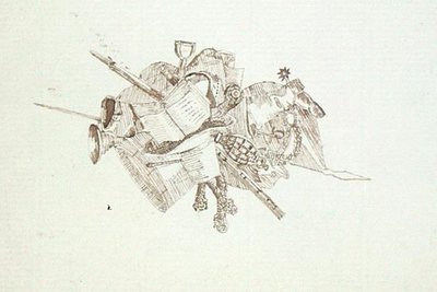 Zeichnung aus Michael Faradays Sammelalbum von Michael Faraday