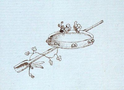 Zeichnung aus Michael Faradays Sammelalbum von Michael Faraday