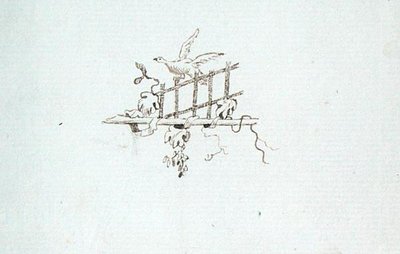 Zeichnung aus Michael Faradays Sammelalbum von Michael Faraday