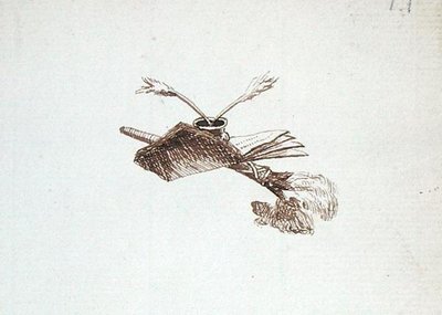 Zeichnung aus Michael Faradays Sammelalbum von Michael Faraday