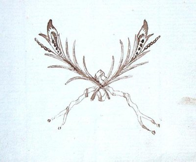 Zeichnung aus Michael Faradays Sammelalbum von Michael Faraday