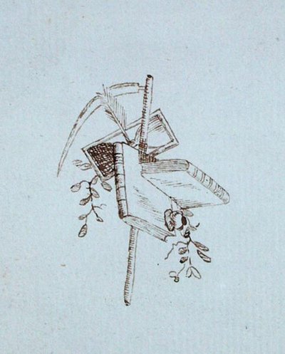 Zeichnung aus Michael Faradays Sammelalbum von Michael Faraday