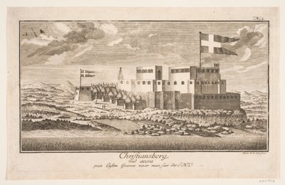 Christiansborg an der Guinea-Küste, von Nordosten gesehen von Michael Rössler