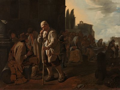 Die Hungrigen speisen von Michael Sweerts