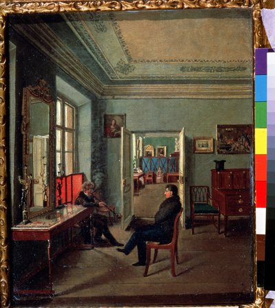 Im Zimmer von Michail Fyodorovich Davydov