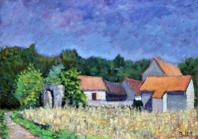 Village sous le Soleil von Michel Bultet