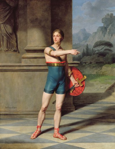 Porträt von Nicolas Baptiste in der Rolle des Horace von Michel Martin Drolling