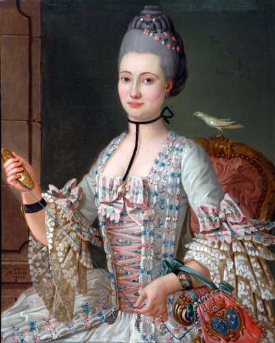 Porträt von Elizabeth de la Vallée de la Roche von Michel Pierre Hubert Descours