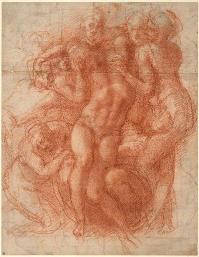 Beweinung (recto), ca. 1530 von Michelangelo