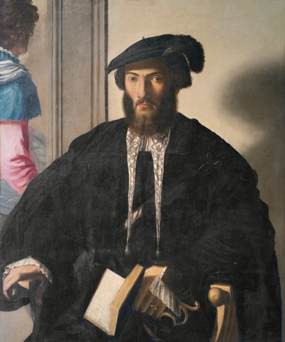 Porträt eines Gentlemans, bekannt als Giovan Battista Castaldi von Michelangelo Anselmi