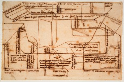Skizzen von Marmorblöcken für das Grabmal von Julius II von Michelangelo Buonarroti