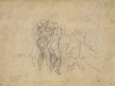 Studie für das Jüngste Gericht von Michelangelo Buonarroti