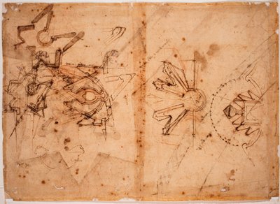 Studie für das Bollwerk des Tores zur All Saints Meadow von Michelangelo Buonarroti