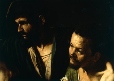 Die Geißelung Christi, Detail, ca. 1606 von Michelangelo Merisi da Caravaggio