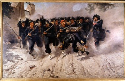 Der Angriff der Bersaglieri am Porta Pia am 20. September von Michele Cammarano