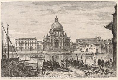 Ansichten von Venedig: S. M. Della Salute, 1741 von Michele Marieschi