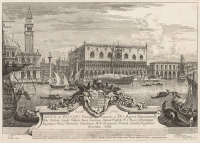 Ansichten von Venedig: Die Piazzetta und der Dogenpalast von Michele Marieschi