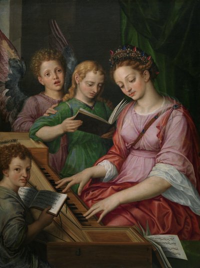 Heilige Cäcilia von Michiel Coxie