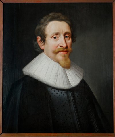 Hugo Grotius, Vater des Völkerrechts von Michiel Jansz. van (attr. to) Mierevelt