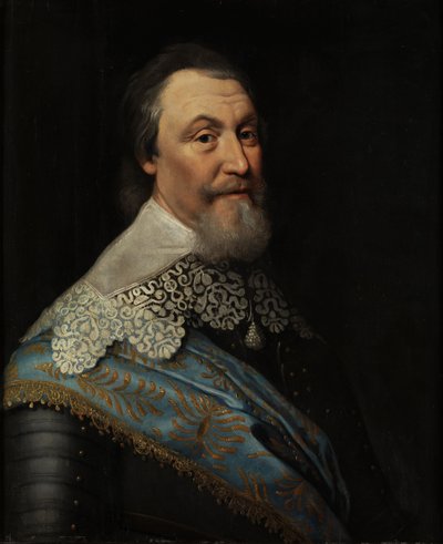 Porträt von Graf Axel Oxenstierna von Michiel Jansz. van Miereveld