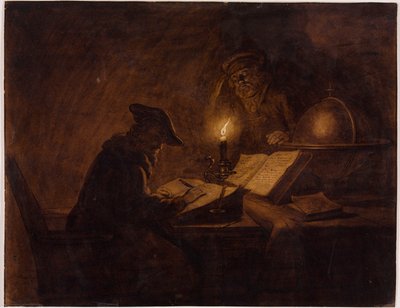 Gelehrte im Arbeitszimmer von Michiel Versteegh
