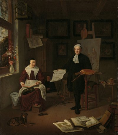 Porträt von Michiel Comans von Michiel van Musscher