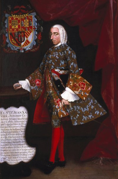Don Juan Xavier Joachín Gutiérrez Altamirano Velasco von Miguel Cabrera