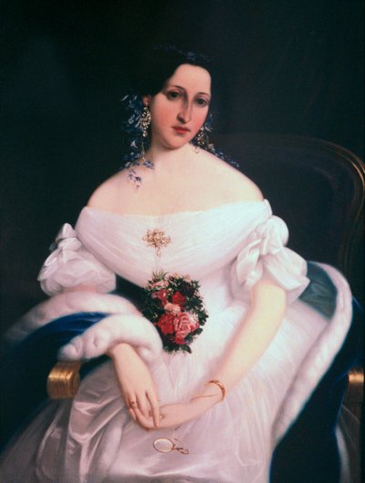 Luisa Pesjak, um 1835 von Mihael Stroj